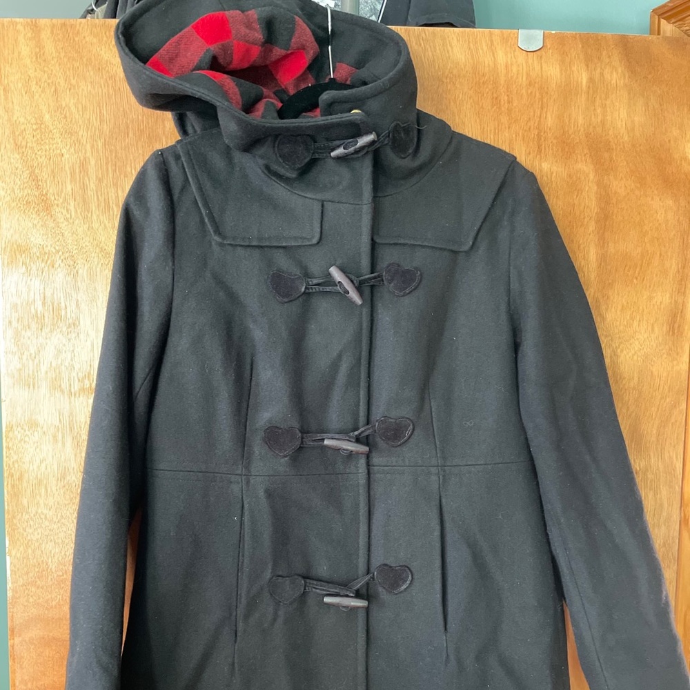 Betsey Johnson toggle wool pea coat